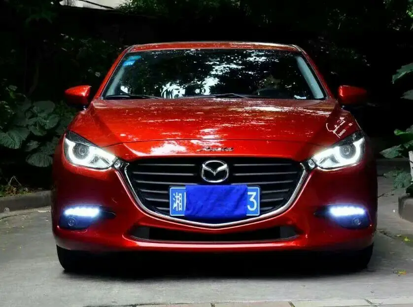 2017 2018year Masda3 Axela daytime light LED Free ship!Axela fog lampMPV RX-7 Tribute Navajo miata millenia headlight | Автомобили и