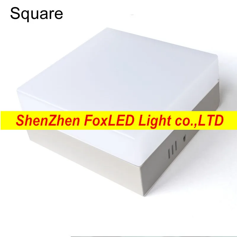 6W 12W 18W 24W Led Panel Light Surface Mounted Square leds Downlight ceiling down 110-240V lampada led lamp + LED Driver |