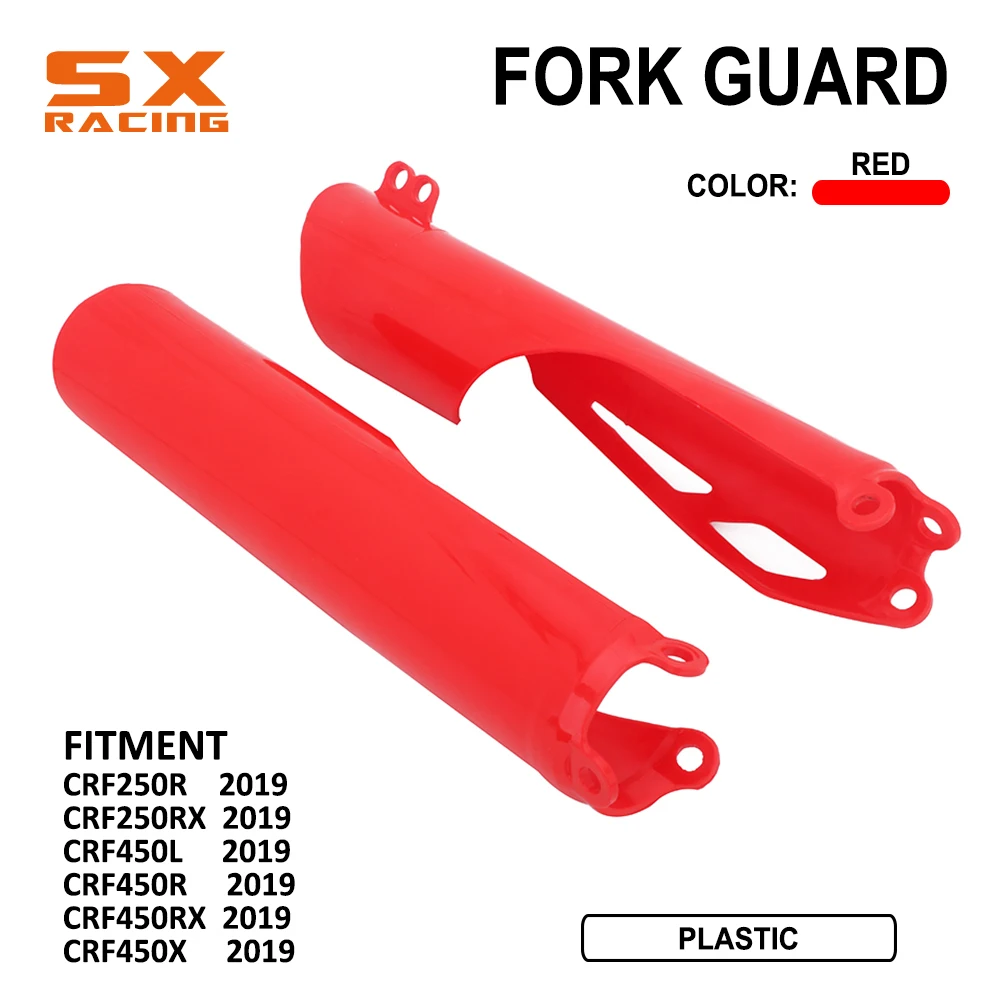 

Motorcycle Front Fork Guards Shock Cover Absorber Protector For HONDA CRF250 CRF250R CRF450L CRF450R CRF450RX CRF450X 2019-2022