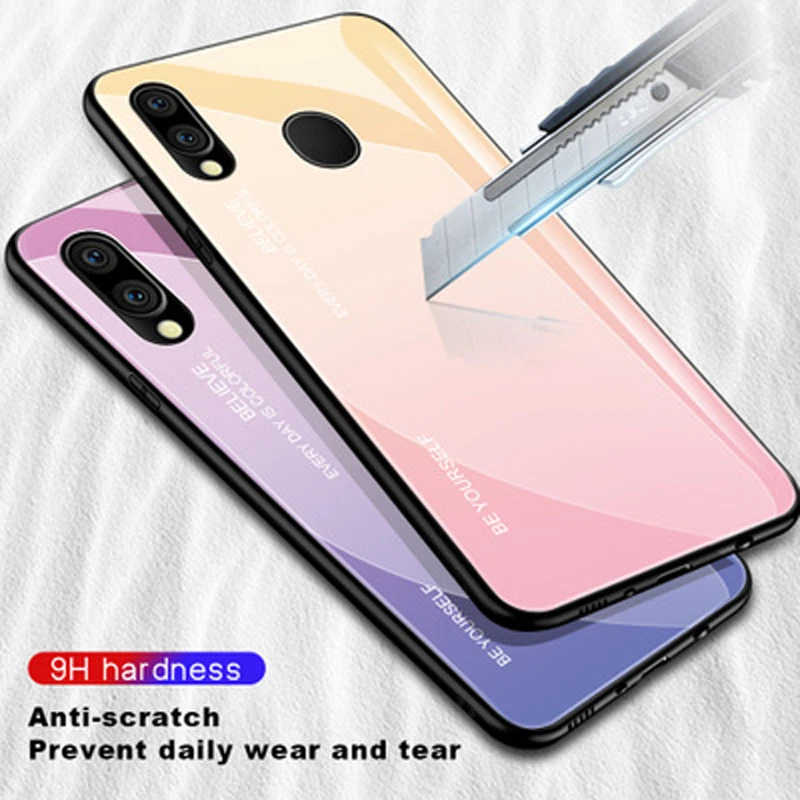1 шт Цвет градиентный телефонный чехол для Galaxy S10 мягкая резина термопластичный