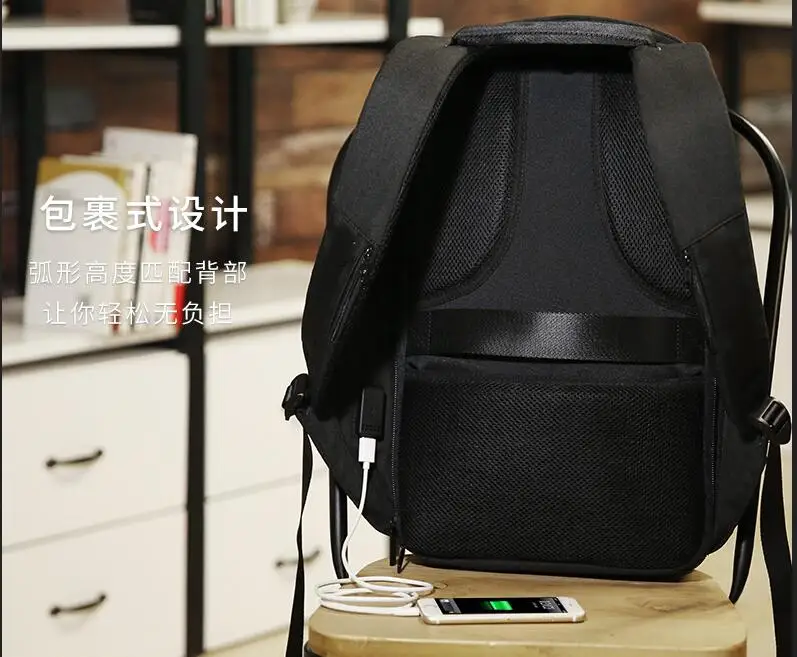 Multifunction USB charging Men 15inch Laptop Backpacks For Teenager Fashion Male Mochila Leisure Travel backpack anti thief | Электроника