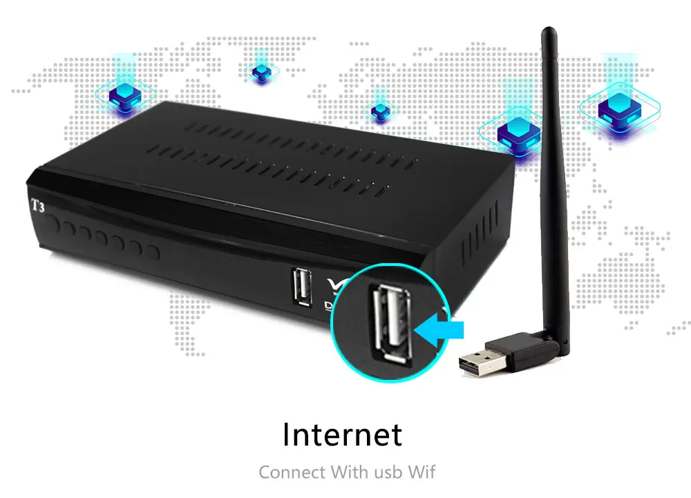 Vmade новейший DVB T3 наземный ТВ-приемник тюнер для Нидерландов H.265 1080p Поддержка YouTube HD есть звук DVB T3 телеприставка