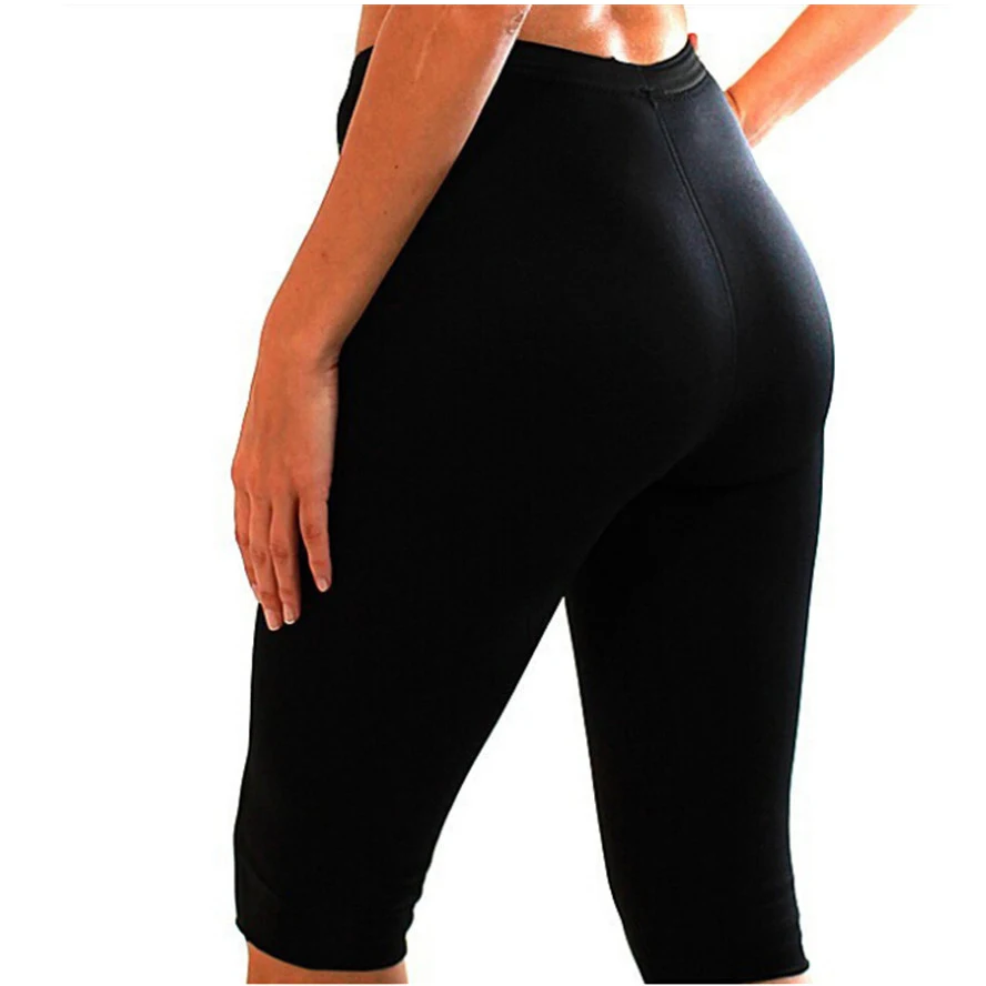 Pantalones adelgazantes de neopreno para mujer, moldeadores de cuerpo de Sauna, bragas de Control de estiramiento de Fitness, pantalones ajustados de cintura quemagrasas, novedad-3