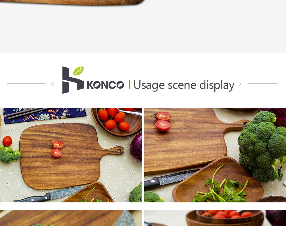 KONCO деревянная разделочная доска, кухонные Разделочные Блоки, натуральное дерево, Для Выпечки Пиццы, хлеба, разделочная доска, кухонные гаджеты
