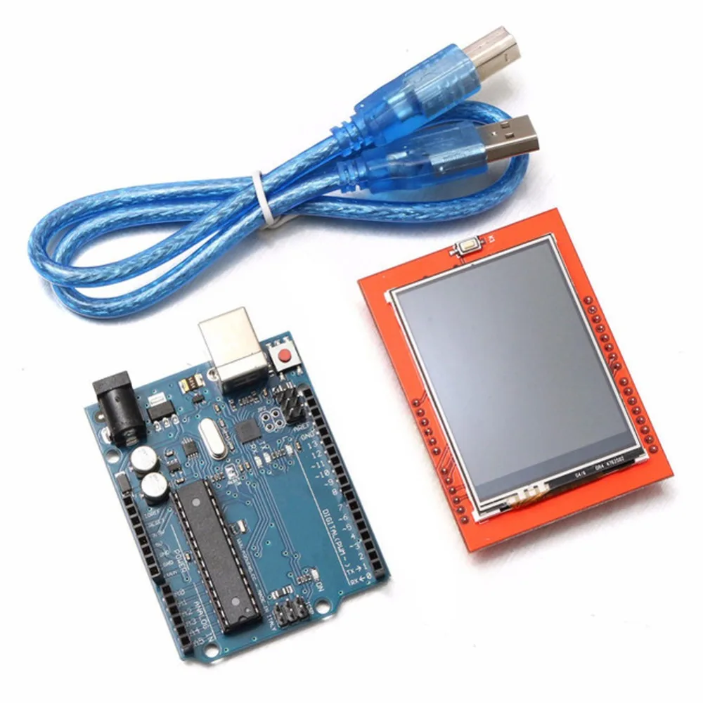 Новый 2 5-дюймовый сенсорный ЖК-экран TFT фотографический Модуль платы ATmega328P для