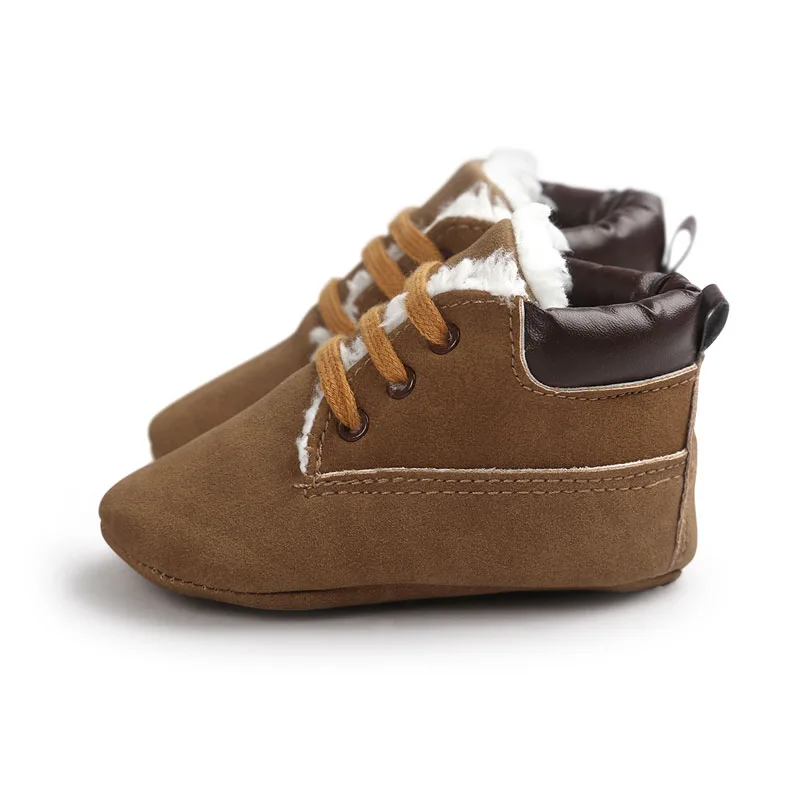 Новинка Однотонные детские первые ходунки для маленьких мальчиков Зимние очень