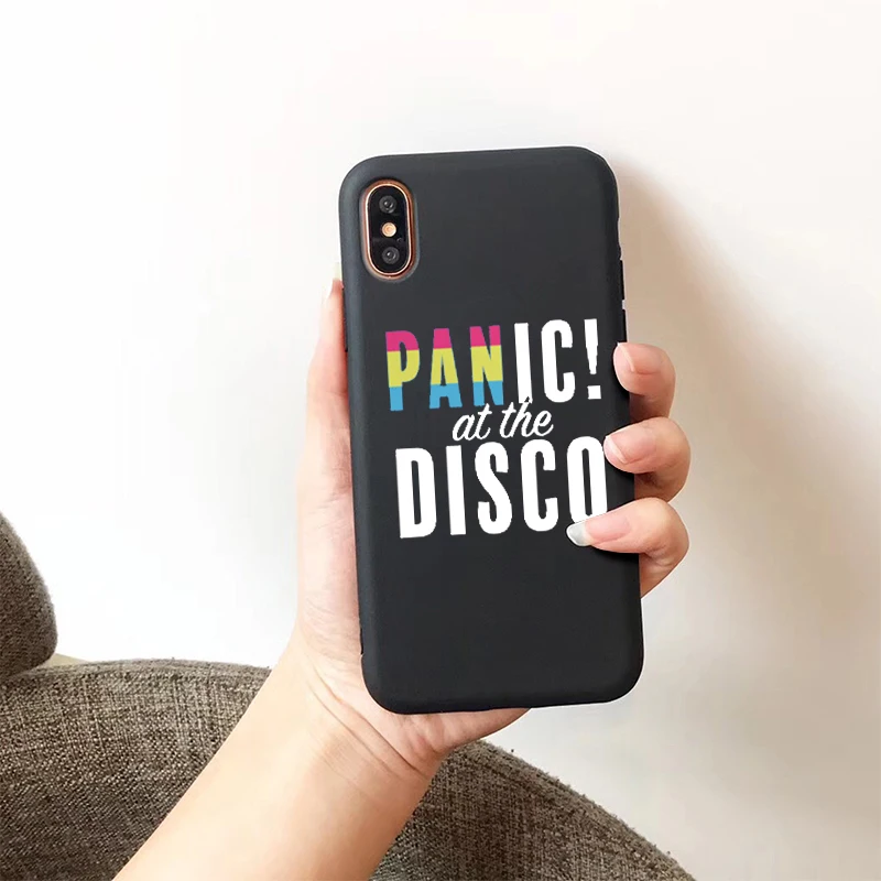 H-5657 Panic at диско Мягкий силиконовый чехол конфетного цвета чехол для iPhone X XR XS MAX 6 7 8 plus 6s для Apple лучший дизайн корпуса - Цвет: H-5657