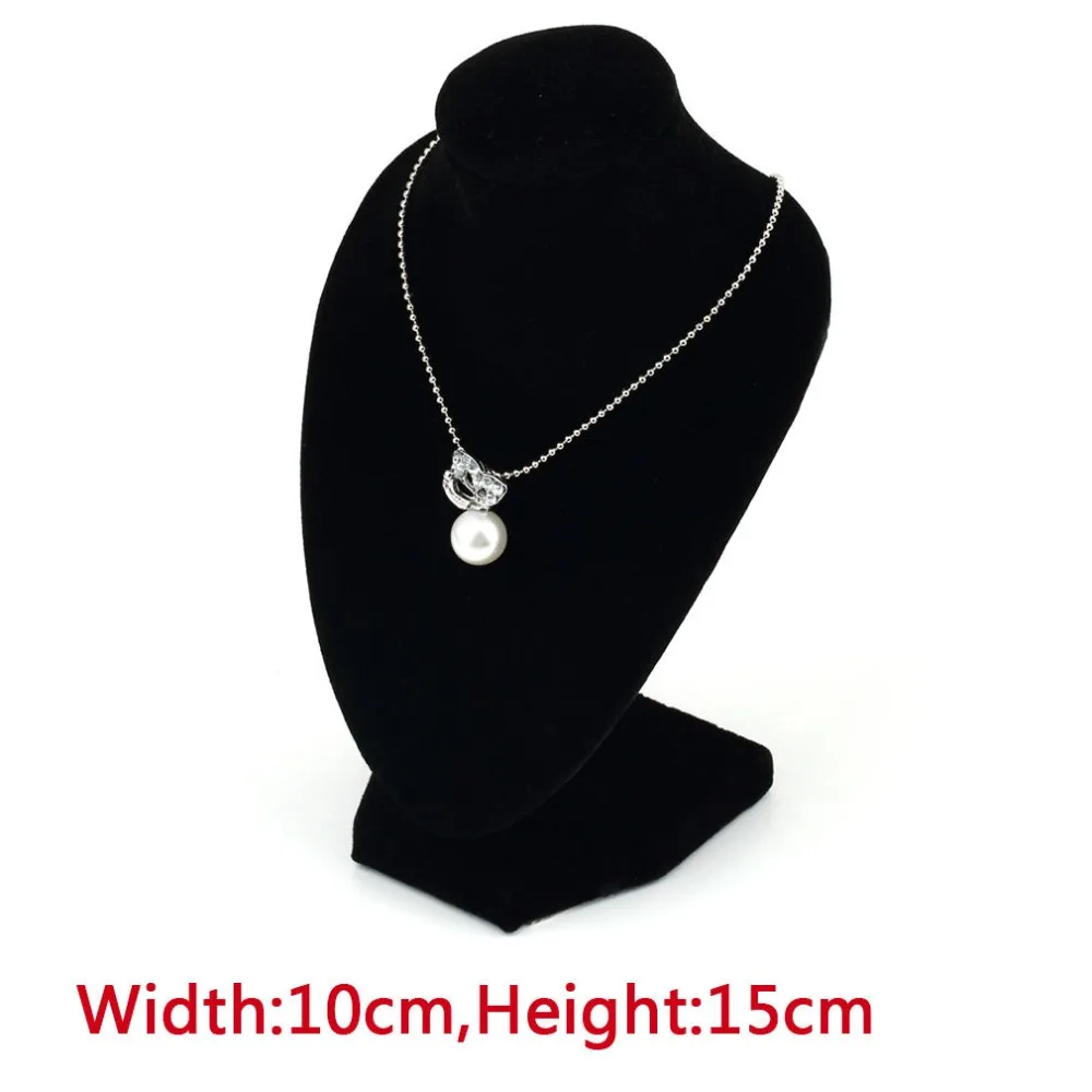 Черное бархатное ожерелье с подвеской 5 шт.|jewelry display shelf|jewelry displaydisplay shelf |