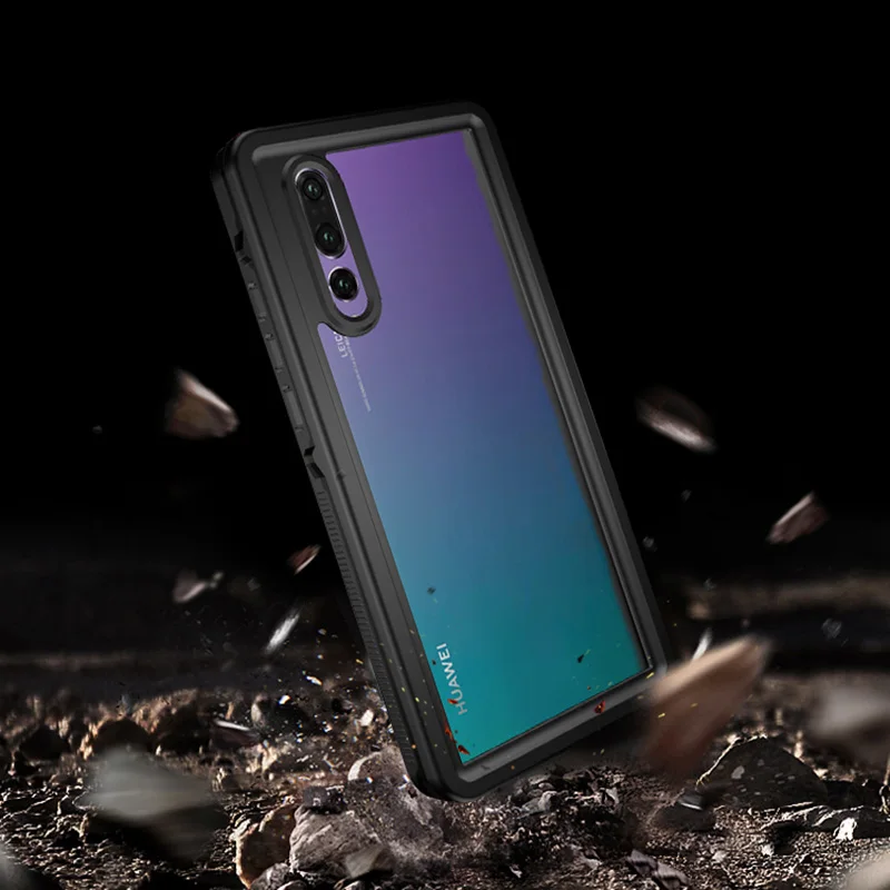 

For Huawei P30Pro P30 Case 360 Degree Protection Dustproof Shockproof Cover IP68 Diving Swim Proof Dustproof Outdoor Sport Coque