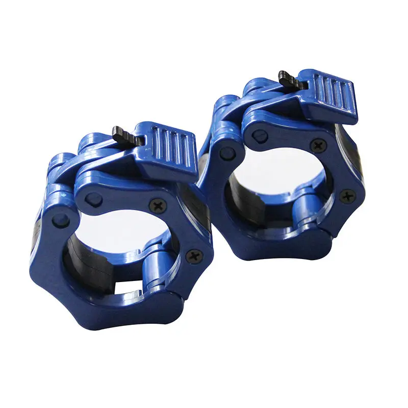 1 Pair  2" Spinlock Collars Barbell Collar Lock Dumbell Clips Clamp Weight lifting Bar Gym Dumbbell Fitness Body Building images - 6
