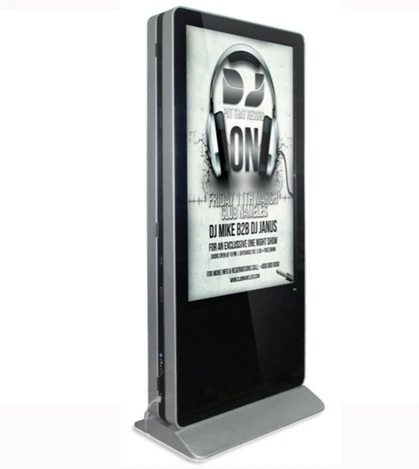 55 дюймовый рекламный hd ЖК дисплей с двойной панелью цифровой киоск видеоплееры DIY