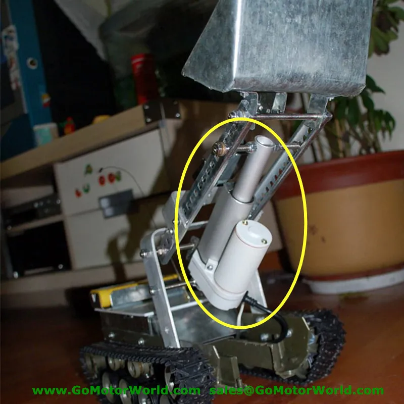 

12V 24V 150mm 6inch stroke 1600N load 100mm/s speed micro linear actuator manufacturer free spare part for service