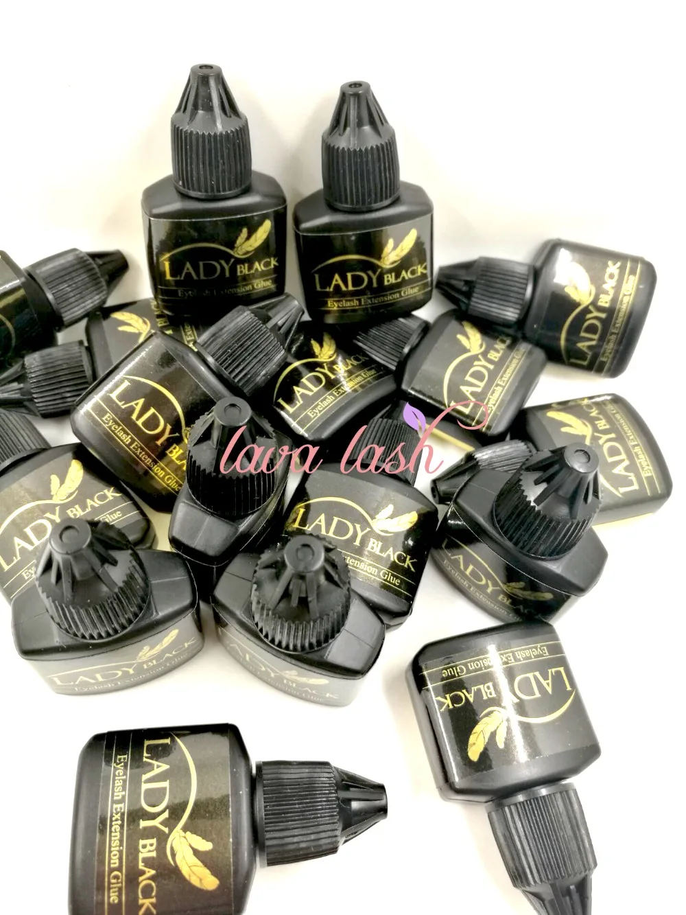 Бесплатная доставка 3 шт./лот клей для наращивания ресниц fast glue lady black eyelash 10