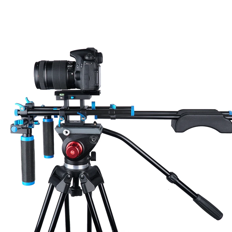 DSLR Rig плечевой стабилизатор для видеокамеры/Матовая коробка/Follow Focus Canon Nikon Sony Camera