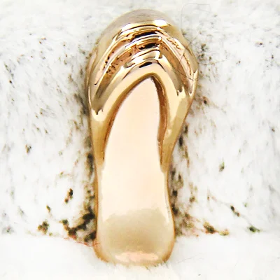 Flip Flop Gold Ювелирные изделия yukam Кристалл двойные сердца цветок Крылья Ангела лист яблоко Claddagh слайд талисманы хранитель для изготовления браслетов аксессуары - Окраска металла: Flip Flop Gold