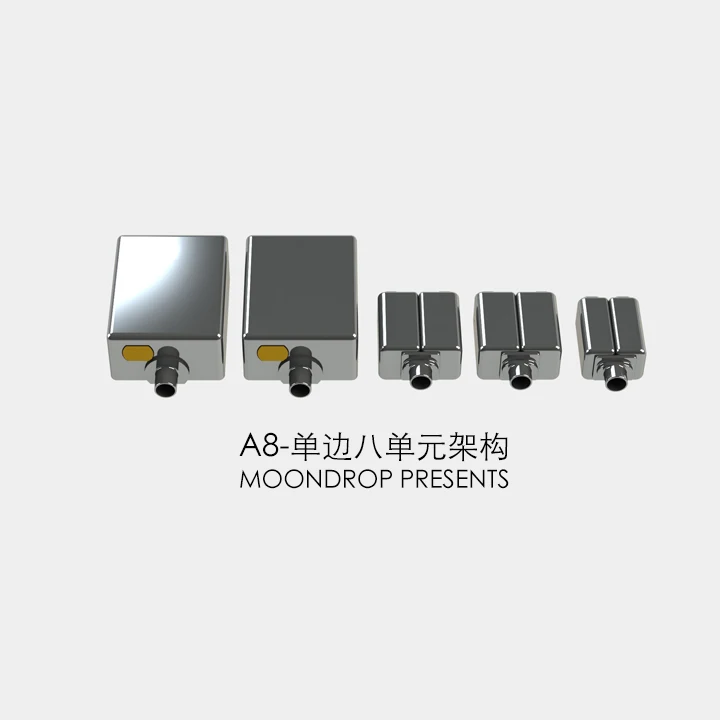 Moondrop A8 8BA наушники вкладыши 8 водителей на ухо HIFI High end выберите английский или