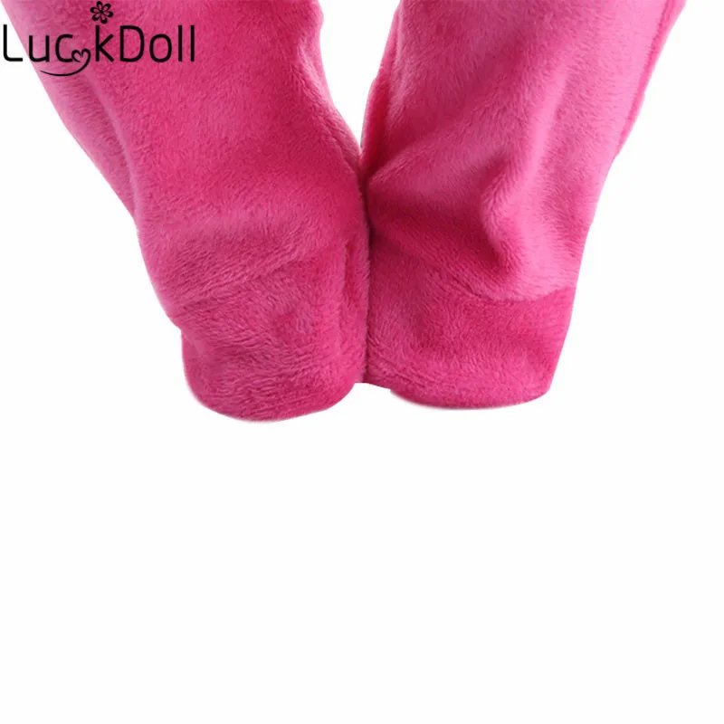 Luckydoll Повседневная кукольная Пижама подходит 18 дюймов Американский 43 см Кукла Одежда Аксессуары Детские лучшие рождественские подарки