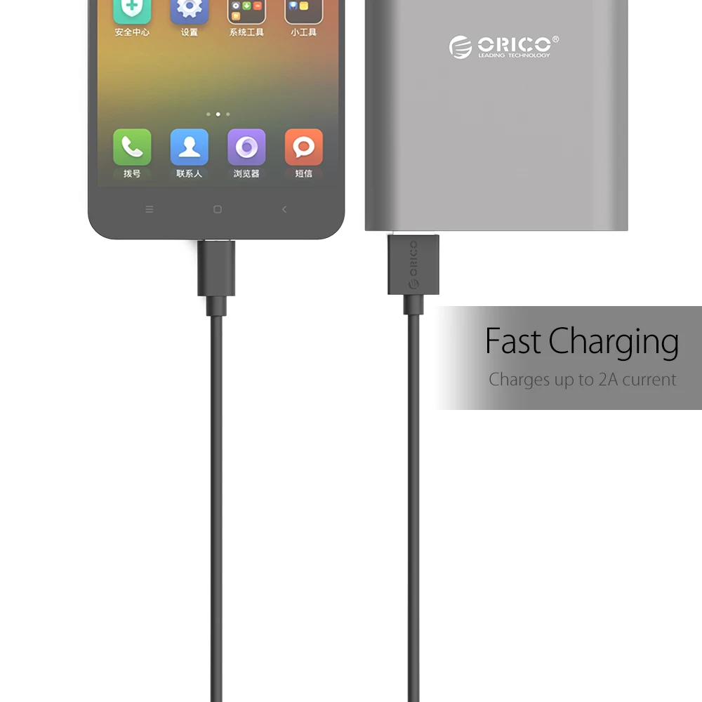 Кабель ORICO usb type-C для huawei mate 20, кабель для мобильного телефона, кабель USB C type C, шнур для зарядки и передачи данных для Xiaomi Mi9 Redmi Note 7