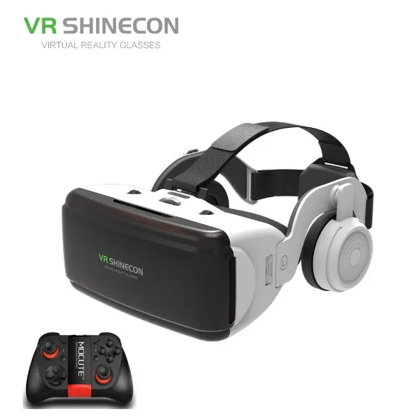 Mocute controller VR SHINECON BOX 5 Mini VR очки 3D G 06E Очки виртуальной реальности VR гарнитура для Google cardboard с наушниками - Цвет: Mocute controller