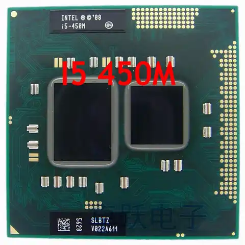 Оригинальный процессор Intel core I5 450M 3M кэш 2,4 ГГц ноутбук процессор процессора Бесплатная доставка I5-450M