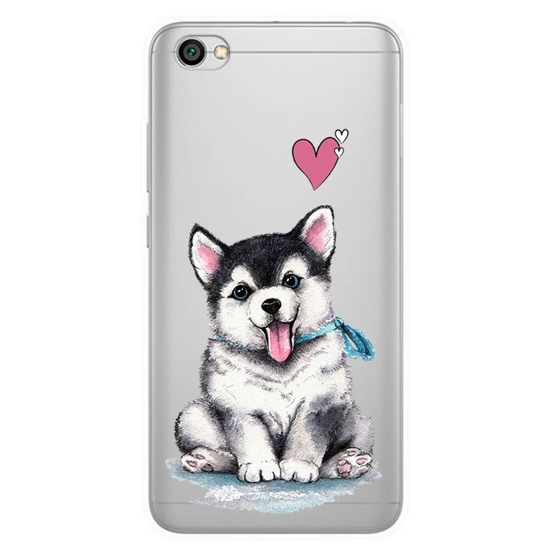 Silicone Cover For Xiaomi Redmi note5a note 5a Case 5.5' Printing Animal Cases for Xiao mi Xiomi 5 a Phone |