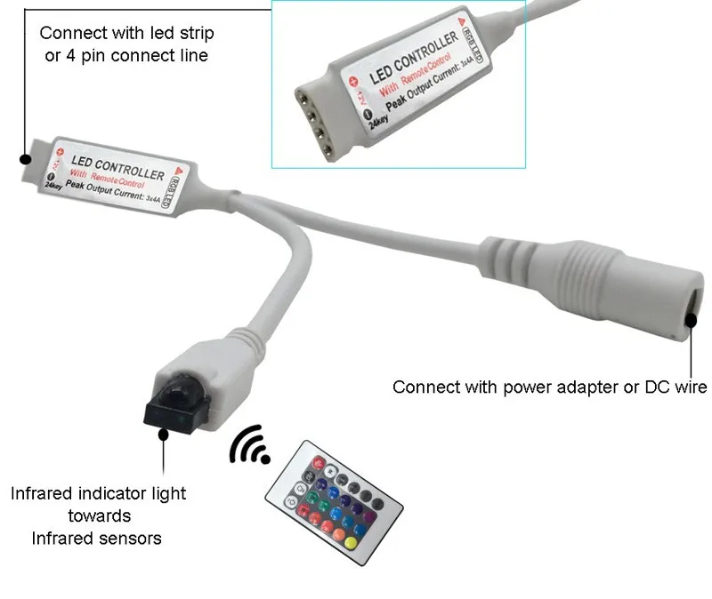5 м 10 м 15 м WiFi светодиодный светильник RGB водонепроницаемый SMD 5050 2835 12 В 12 В rgb диод гибкая лента Wi-Fi адаптер+ разъем адаптера