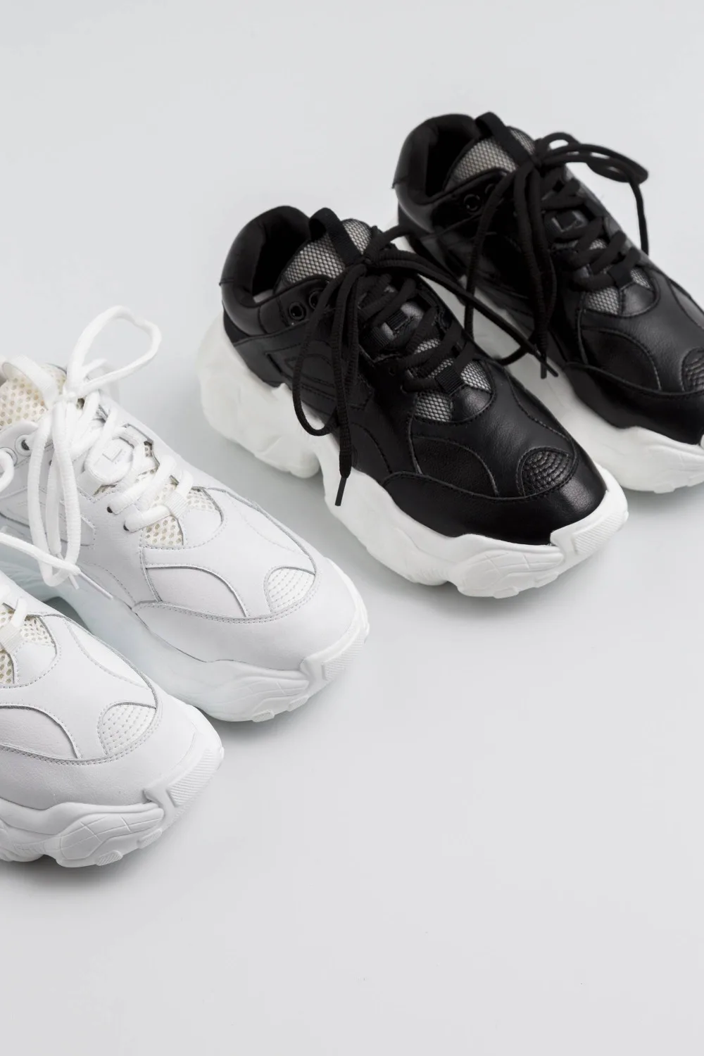 Krazing Pot/классические белые черные кроссовки на шнуровке из натуральной кожи на толстой платформе; вентилируемая Вулканизированная обувь; большие размеры; L30