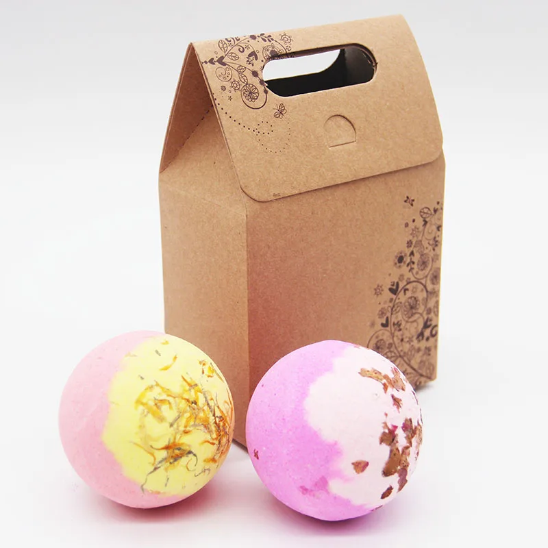 Бомба для ванны Tsing ромашка роза коробка бомбочек 120 г эфирное масло ручной работы