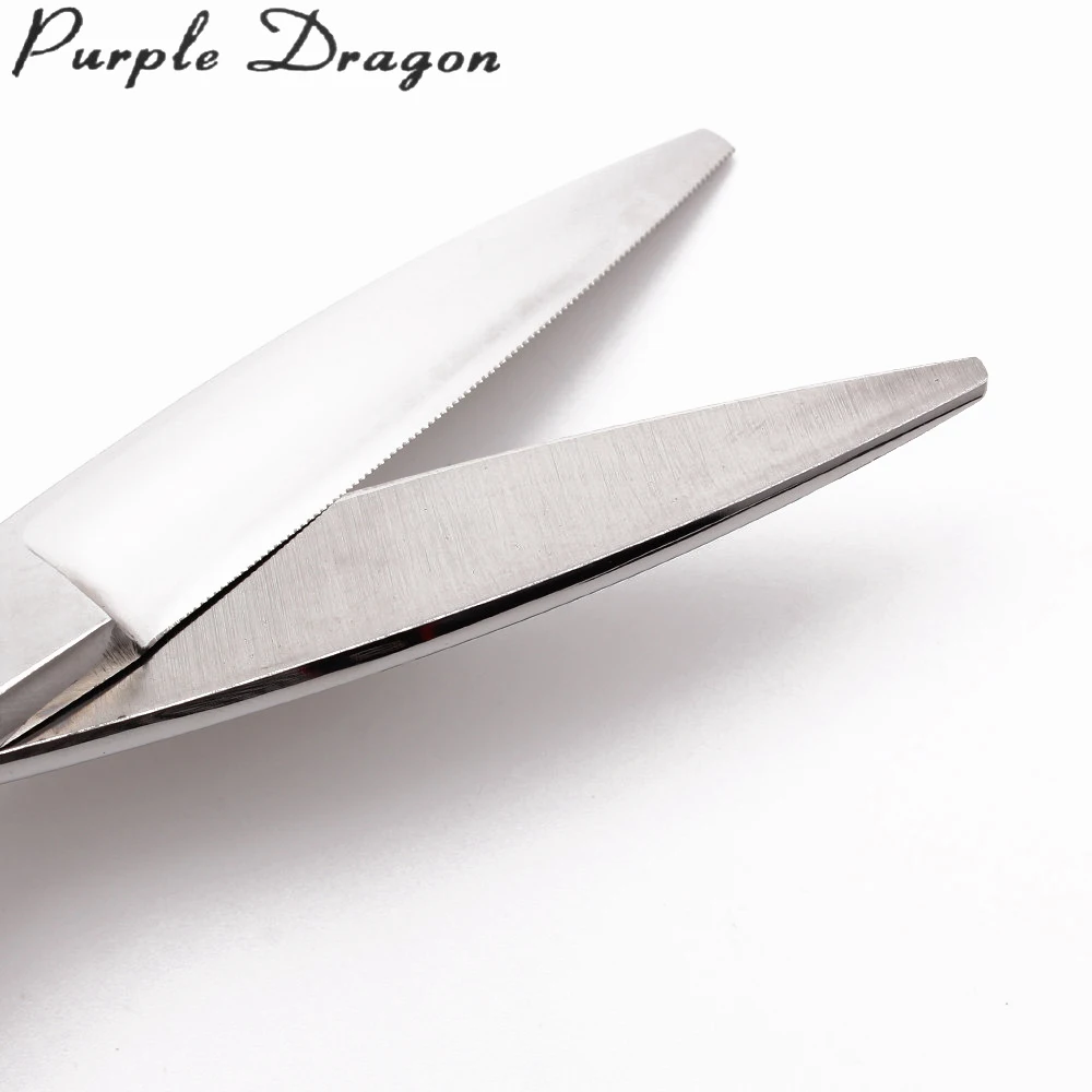6.0&quot 17cm JP TItanium Silver Purple Dragon Micro Sawtooth Hairdressing Supplies Cutting Shears Professional Hair Scissors Z9123 | Красота