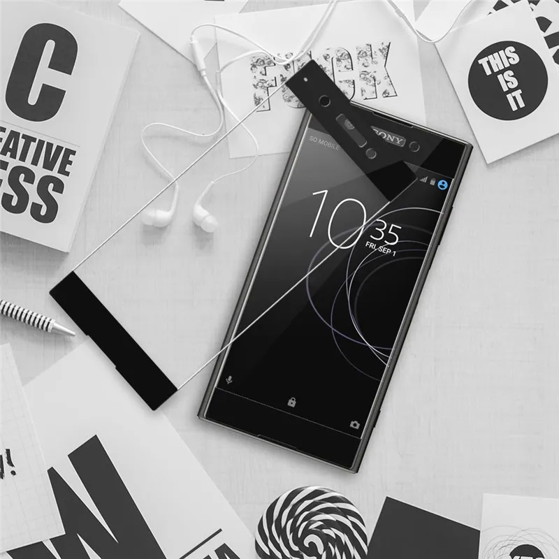 Защитное стекло с полным покрытием для Sony Xperia XA 1 XA1 XA2 Ultra Plus XZ1 Compact XZ S защитный