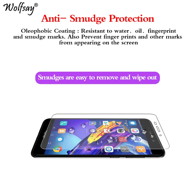 Стекло Wolfsay для Huawei Honor 6C Pro 2 шт. защитная пленка закаленное стекло V9 Play ^|glass for