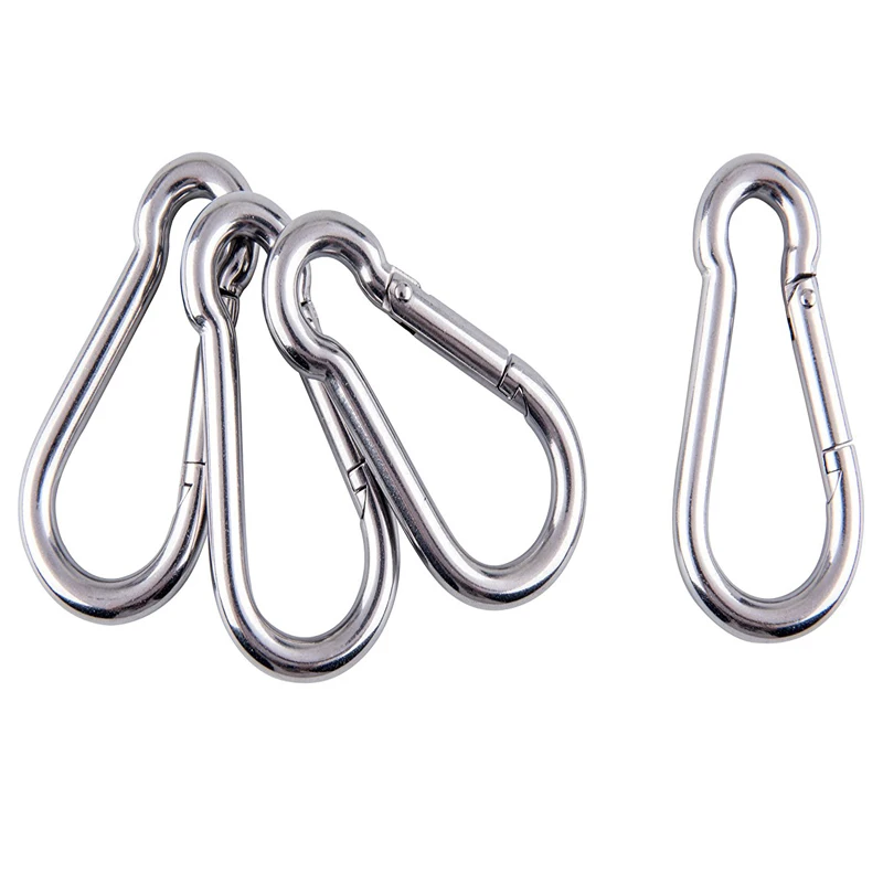 Карабин супер 4 шт. сверхмощный банджи шнуры с крючками для палаток грузов