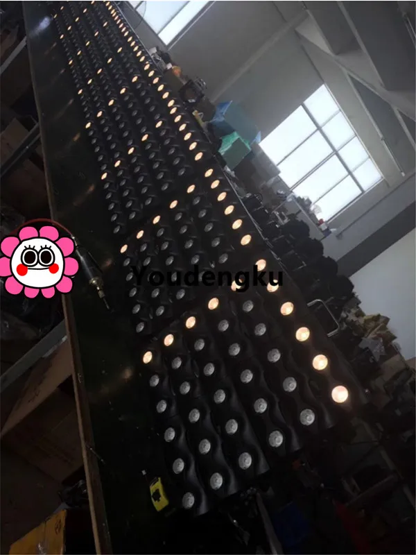 4 шт. с flightcase сценическое фоновое освещение 36*3 Вт светодиодный матричный луч