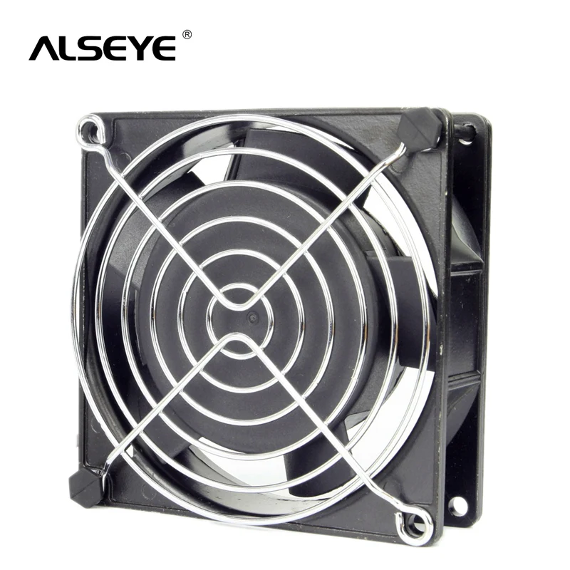 Alseye 9 см AC 220/240V вентилятор охлаждения два шариковый подшипник вентилятора с