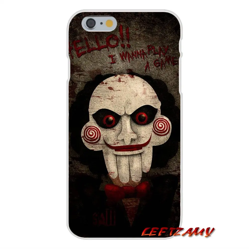 Для iPhone X XR XS MAX 4 4S 5 5S 5C SE 6 6S 7 8 Plus ipod touch Аксессуары чехлы для телефонов Чехлы Jigsaw Saw 3D