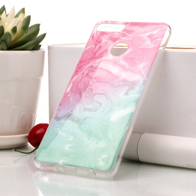 Luxury Mandala Marble Cell Phone Soft TPU Silicone Case Cover Shell for Huawei Y5 2017 Y9 2018 Y7 PRIME Enjoy 6S 7S Honor 7C 7X |