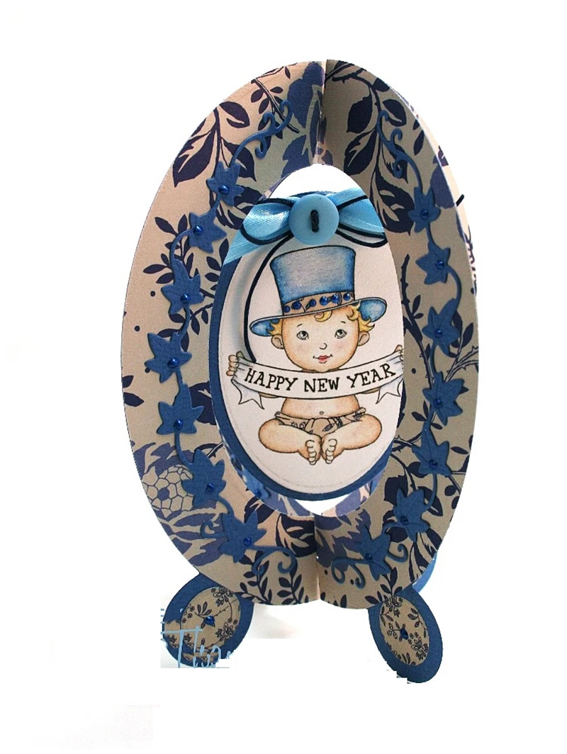 Стоя Овальный металлический трафареты для пресс формы бумага скрапбукинга