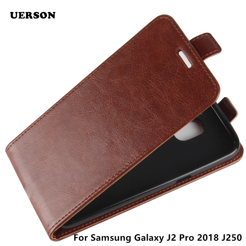 Роскошный чехол Capinha для Samsung Galaxy J2 Pro 2018 телефона с откидной крышкой J250F J250 кожаный