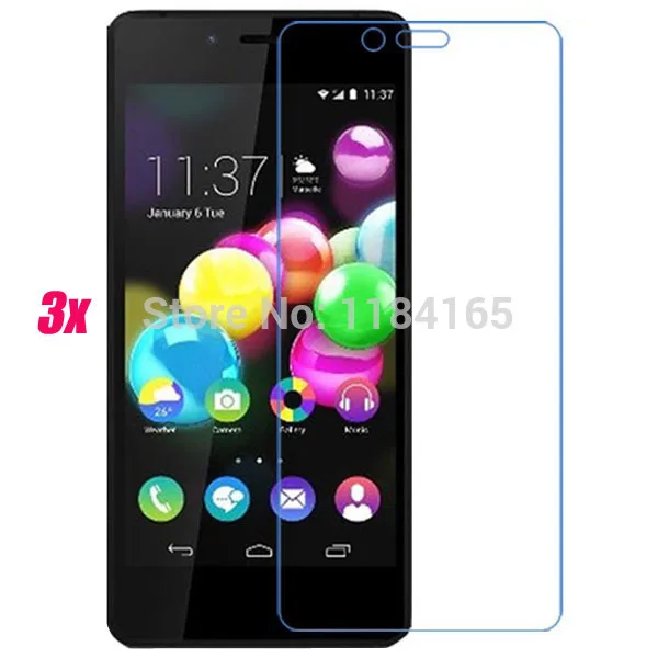 Экран Гвардии Protector для Wiko шоссе чистого 4 г Плёнки ПЭТ 3 шт. в одном пакете спереди