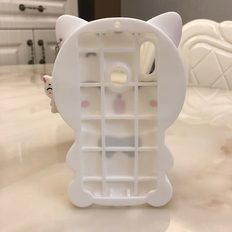 3D Силиконовый мягкий чехол с изображением Минни Лаки кота для Xiaomi Mi A2 Lite/A2, милый чехол для xiaomi mi 6X Redmi 6 pro A 2, чехол для телефона, fundas