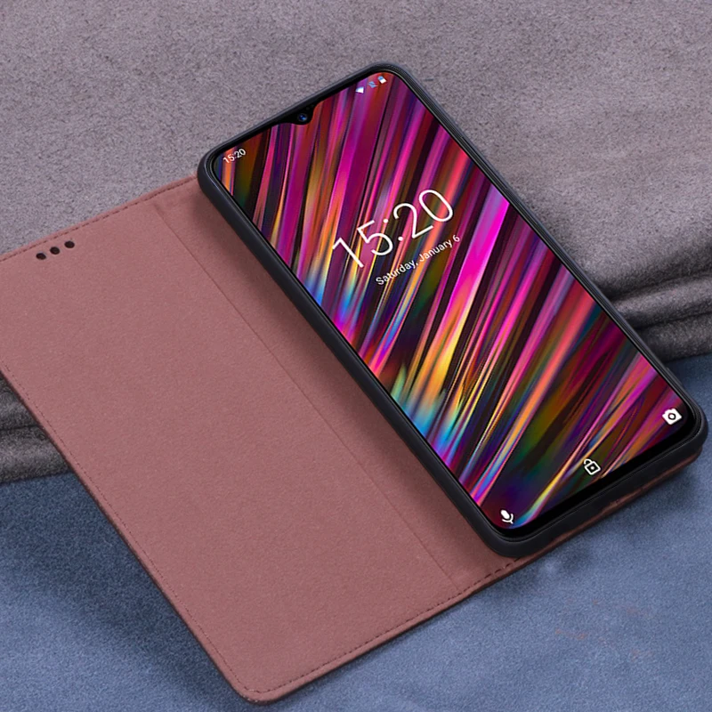 RYKKZ Роскошный кожаный чехол с откидной крышкой для UMIDIGI F1 6 3 ''мобильный