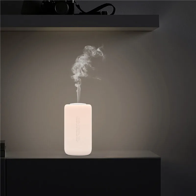 

RUINUOKAI 430ML USB Air Humidifier Ultrasonic Aroma Diffuser For Home Essential Oil Aromatherapy Diffusers with Warm LED Light