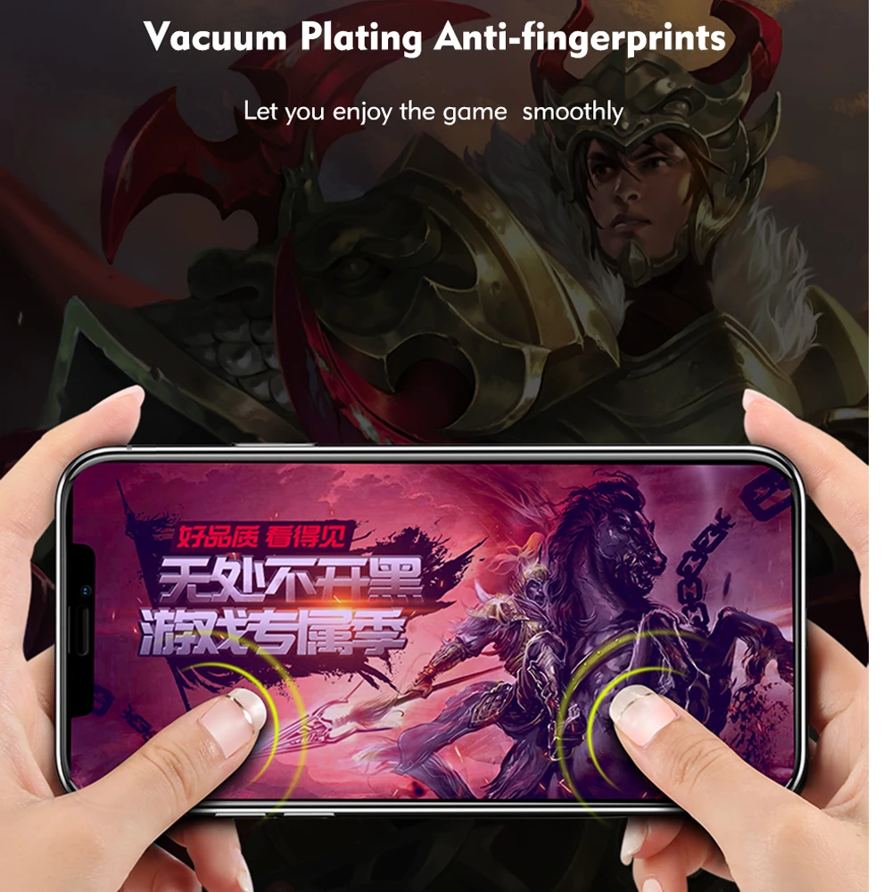 Anti Blue Ray Protege Ecran Protection De Verre For iPhone X 10 Nano Liquid Glass Screen Protector Pantalla Screenprotector | Мобильные