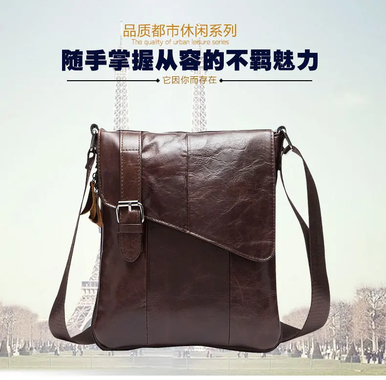 Фирменная Новинка crazy horse, натуральная кожа, сумка на плечо, мужские сумки-мессенджеры на молнии, дизайнерские мужские деловые портфели, сумка через плечо
