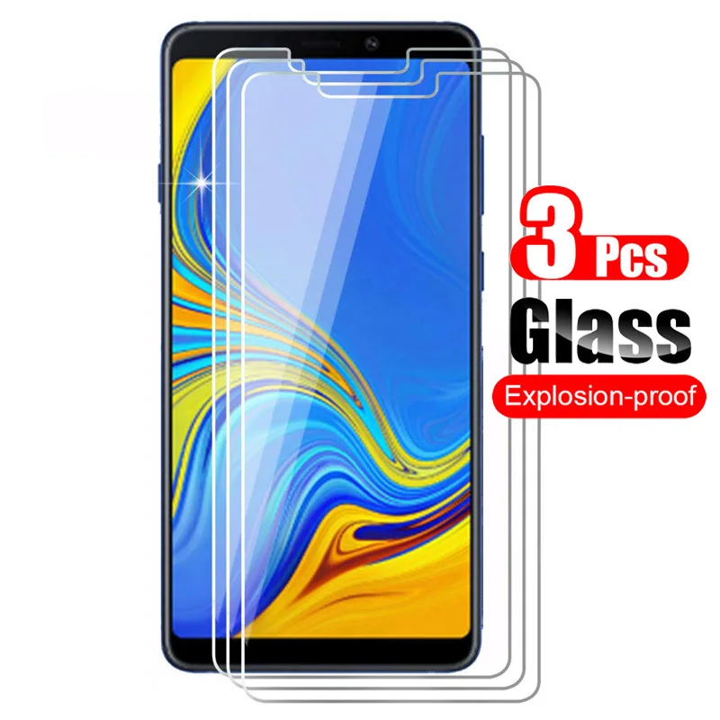 3 шт закаленное стекло для samsung Galaxy A9 2018 Защитная пленка экрана 9 H A920F|Защитные