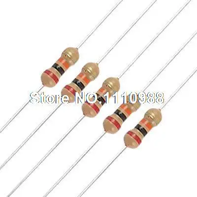 

100 x 1/4W 250V 20K ohm Carbon Film Resistor Axial Lead