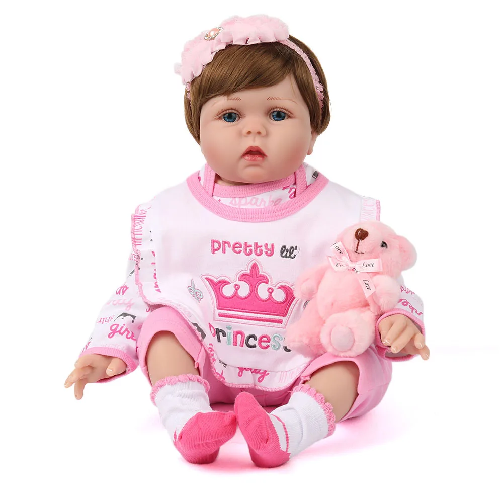 Кукла NPK Reborn Baby 22 &quot55 см Силиконовая виниловая ручная работа очаровательные