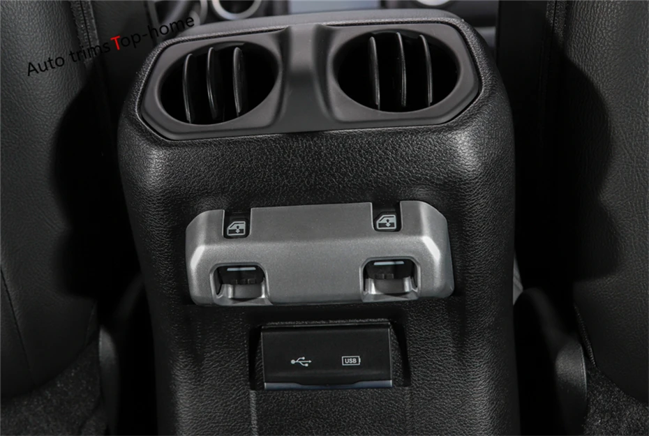 Yimaautotrims Rear Row Seat Window Switch Cover Trim For Jeep Wrangler JL 4 Door Model 2018 2019 2020 ABS Colorful Interior | Автомобили и