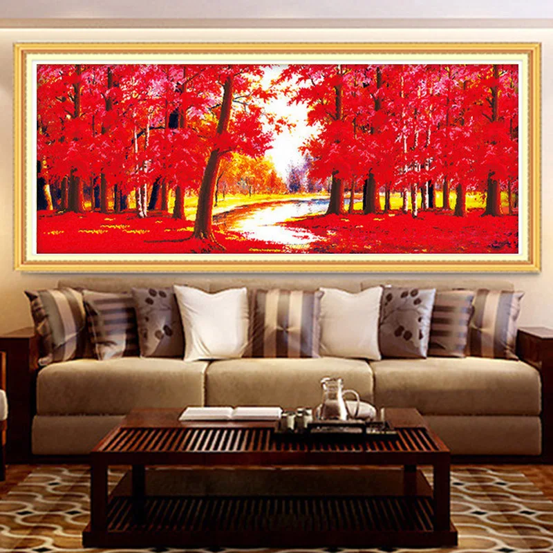 QIANZEHUI DIY Diamond Embroidery Round Fortune Mangroves Full rhinestone 5D painting cross stitch needlework | Дом и сад