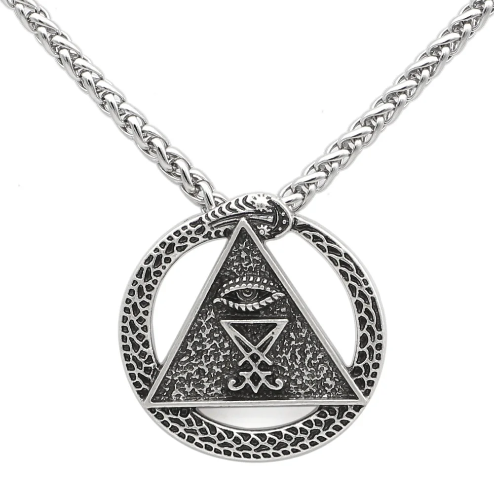 Церковь Сатаны Шарм Языческие Шаманство талисман все Seing амулет в виде глаза Sigil of